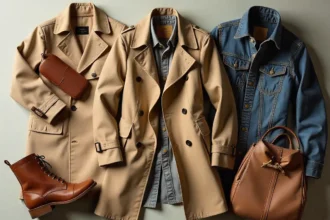 Close-up of heritage fashion brands showcasing craftsmanship and timeless elegance representing sustainable luxury in 2025.