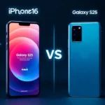 iPhone 16 vs Galaxy S25 Battery Life Test results displaying screen time differences between Apple and Samsung phones